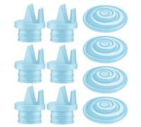 Maymom Parti per Tiralatte con Valvole a Becco d’Anatra con Linguetta e Diaframmi in Silicone, Compatibili con Spectra S1, S2 e Synergy Gold, Set da 10 Pezzi Blu