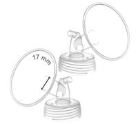 Maymom Pompa a collo largo compatibile con pompe Spectra S1/S2; Flangia a bocca larga inclusa; Flangia Spectra non originale; Sostituisce Spectra Shield (17 mm due flange)