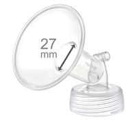 Maymom Pompa a collo largo compatibile con pompe Spectra S1/S2; inclusa flangia a bocca larga; Flangia Spectra non originale; Sostituisce Shield (27 mm)