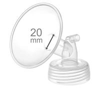 Maymom - Pompa a collo largo, flangia da 20 mm, compatibile con pompe Spectra S1/S2, con flangia a bocca larga, non originale, sostituisce Spectra Shield (una flangia da 20 mm)