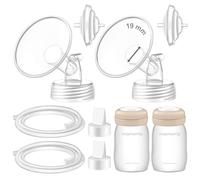 Maymom Pompa compatibile con Spectra S2 S1 9 Plus Tiralatte Non Originale Spectra Ricambio Pompa Parte 19mm Flangia Bottiglia Duckbill Valvola