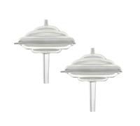 Maymom Protettore Antiriflusso Stelo Lungo Compatibile con Spectra S1 S2 9 e Medela Flange e Parti, 2 Pezzi