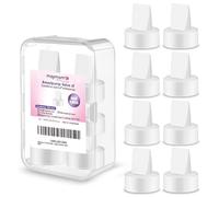 Maymom Ricambi per Tiralatte Compatibili con Spectra S1, S2 e Synergy Gold, Valvole a Becco d’Anatra e Membrane in Silicone, Accessori di Ricambio Non Originali, Colore Bianco, Confezione da 6