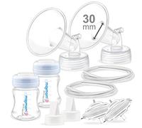 Maymom Ricambi per Tiralatte Compatibili con Spectra S2 e S1, Incluse Flange da 30 mm, Valvole a Becco d’Anatra, Tubi, Bottiglie e Parariflusso, Accessori di Ricambio Non Originali