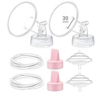 Maymom Ricambio per Tiralatte Compatibile con Spectra S2, S1 e 9 Plus, Flangia da 30 mm, Valvola a Becco d’Anatra e Tubo, Accessorio di Ricambio Non Originale