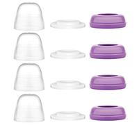 Maymom tappo cupola e disco sigillante Compatibile con bottiglie Lansinoh e Momma; accessori compatibili non originali per Signature Pro, Smartpump e manuale