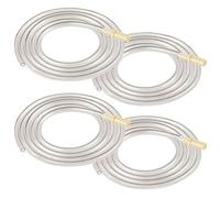 Maymom tubi ricambio Compatibile con Medela Pump in Style Advanced dopo 07/2006; 4 tubi, sostituisce 8007212 8007156 87212, senza BPA