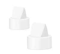 Maymom Valvola a becco d'anatra compatibile con Momcozy S9/S12, Spectra Caracup, FEISIKE Cup versione 2011, TSRETE; 4 pezzi (bianco, per Momcozy TSRETE, 2 ct)