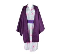 MaYng Anime Kanroji Mitsuri Costume Cosplay Halloween Uniforme Suit Donna Accappatoi Kimono (donna-S)