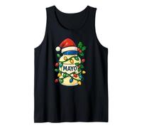 Mayo Mayonnaise Merry Christmas Cappello da Babbo Natale per Ragazzi e Ragazze Canotta