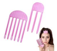 Mayoii 2 fermagli volumizzanti per capelli a 3/6 denti, soffici, per modellare i capelli, per un design naturale alla moda