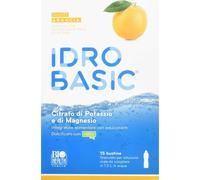 Mayoly Pharmaceuticals Ita. Idrobasic 15 Bustine Gusto Arancia - Integratore Di Magnesio E Potassio