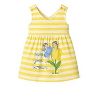 Mayoral 1991 Vestito Estivo Bambina 6-24 Mesi - Rosa con Stampa Bimba e Margherite, Gonna Floreale Ampia, Cotone Leggero, Look Dolce e Comodo Estivo (IT, età, 9 Mesi, Giallo)