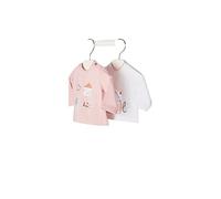 Mayoral 22-01003-030 - Set 2 Maglie m/l per Bimba 6-9 Mesi Rosa Nude