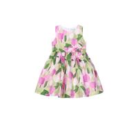 Mayoral Abito Vestito Elegante Cerimonia Bambina 5 Anni - 110 cm Color Malva Fantasia Floreale con Scollo Posteriore