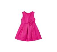 Mayoral Abito Vestito Elegante Satinato Cerimonia Bambina 9 Anni - 134 cm Color Magenta con Scollo Posteriore