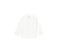 Mayoral Camicia m/l Lino Collo corean per Bimbo Bianco 18 Mesi (86cm)