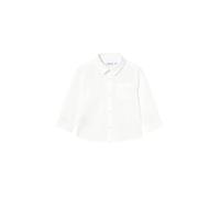 Mayoral Camicia m/l Lino per Bimbo Bianco 24 Mesi (92cm)