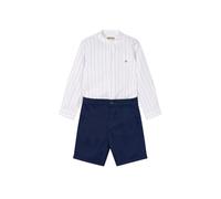 Mayoral Compl.Bermuda Camicia m/l c/c per Bambini e Ragazzi Marino 7 Anni (122cm)
