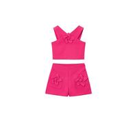 Mayoral Compl. Bermuda Crepe Fiori per Bambine e Ragazze Clavel 9 Anni (134cm)