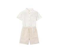 Mayoral COmpl.Bermuda Lino Suiting per Bambini e Ragazzi Avena Riga 8 Anni (128cm)