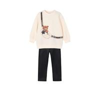 MAYORAL Set da bambina 2 pezzi, maglione e leggings nero | 104
