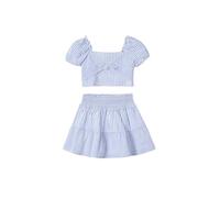 Mayoral compl.Gonna Righe per Bambine e Ragazze Indaco 8 Anni (128cm)