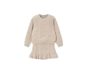 Mayoral Compl. Gonna Tricot intreccia per Bambine e Ragazze Mix Sesamo 6 Anni (116cm)