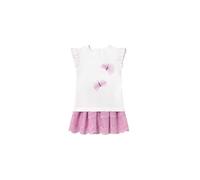 Mayoral compl.Gonna tul Bordato per Bimba Malva 18 Mesi (86cm)