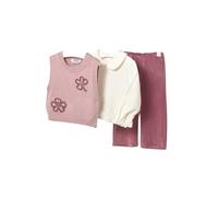 Mayoral Compl. Pantalone Gilet Tricot per Bimba Rosato 12 Mesi (80cm)
