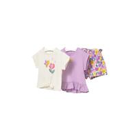 Mayoral Compl. Short 3 Pezzi per Bimba Lilac 18 Mesi (86cm)