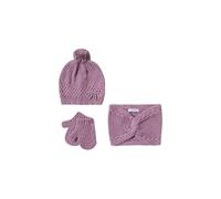 Mayoral Completo 3 pezzi scaldacollo neonata Rosa Orchidea 44