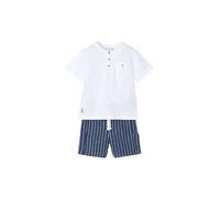 Mayoral Completo Bermuda Righe per Bambini e Ragazzi Midnight 9 Anni (134cm)