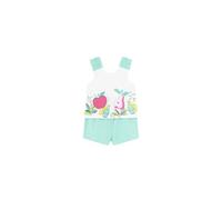 Mayoral Completo canotta e short per bambina 36 mesi 3 anni - 98 cm color bianco e tiffany