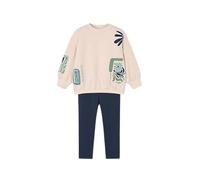 Mayoral Completo invernale e felpato bambina 8 anni - 128 cm con felpa e legging color petrolio