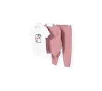 Mayoral Completo Tuta 3 Pezzi Rosa 6 Mesi