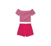 Mayoral Conj. Short Pompon da bambina, Ibisco, 8 anni
