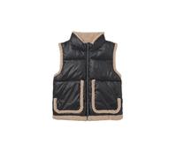 Mayoral Gilet Contrasti Teddy per Bambine e Ragazze Nero 10 Anni (140cm)
