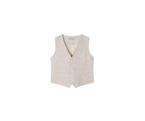 Mayoral Gilet Lino Suiting per Bambini e Ragazzi Sabbia 3 Anni (98cm)