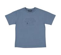MAYORAL MAGLIA M/C RICAMATA ART. 6010 COLORE CIELO BAMBINA