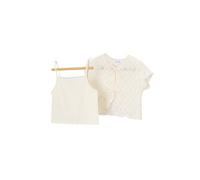 Mayoral Maglietta m/c 2 Pezzi Crochet per Bambine e Ragazze Cecio 3 Anni (98cm)