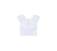 Mayoral Maglietta m/c Comb. per Bambine e Ragazze Bianco 7 Anni (122cm)