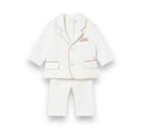 Mayoral Newborn Abito Giacca e Pantalone a Completo Bianco