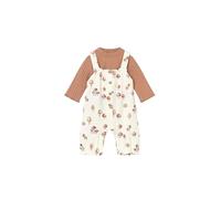 Mayoral Newborn Salopette e T-shirt per neonato (0-24 mesi), 77 cannella, 4-6 Monate (70cm)