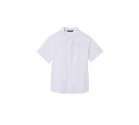 Mayoral "Nukutavake - Camicia m/c Collo MAO per Bambini e Ragazzi Bianco 12 Anni (152cm)
