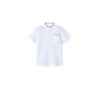 Mayoral Polo m/c Colletto alla corean per Bambini e Ragazzi Bianco 9 Anni (134cm)