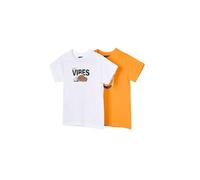 Mayoral Set 2 Magliette m/c Athletics per Bambini e Ragazzi Arancia 3 Anni (98cm)