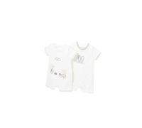 Mayoral Set 2 Pagliaccetti Corti per Bimbo Ecrù 6-9 Mesi (75cm)