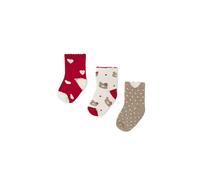 Mayoral set 3 calzini bambina rosso beige BAMBINA Rosso 10526 36M