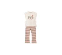 MAYORAL Set da bambina 2 pezzi maglietta e leggings crema | 110